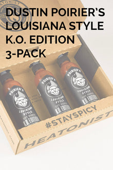 Dustin Poirier Hot Sauce - KO Edition 3 Pack I3