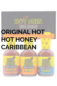 Hot Ones BBQ Trio Pack (Original / Hot Honey / Caribbean) S0