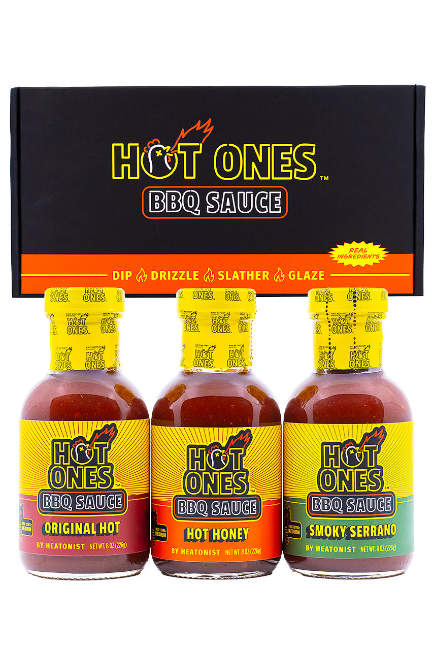 Hot Ones BBQ Trio Pack (Original / Hot Honey / Smoked Serrano) Y5