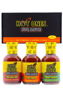 Hot Ones BBQ Trio Pack (Original / Hot Honey / Smoked Serrano) Y5