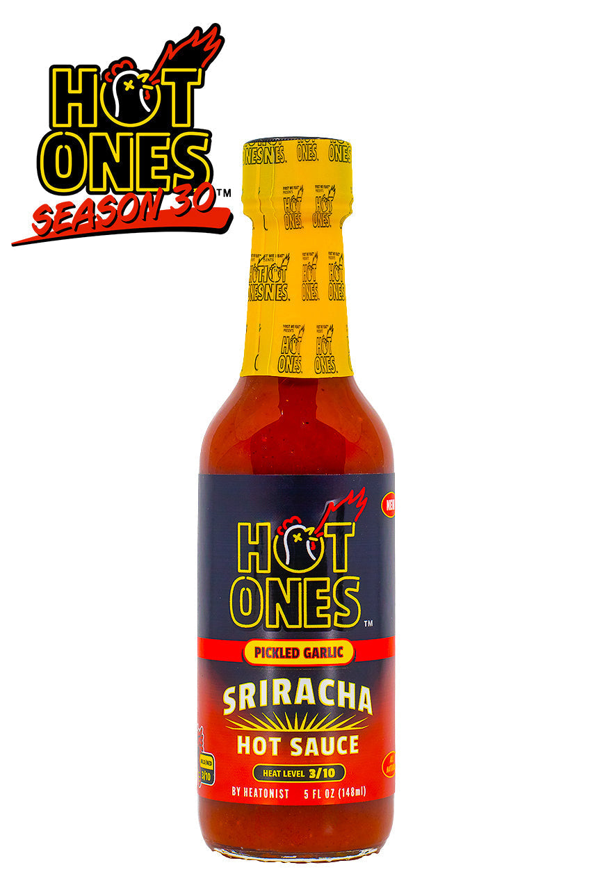 Pickled Garlic Sriracha | Hot Ones Hot Sauce M1