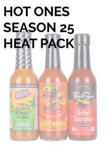 Hot Ones Hot Sauce Heat Pack - Season 25 Z2