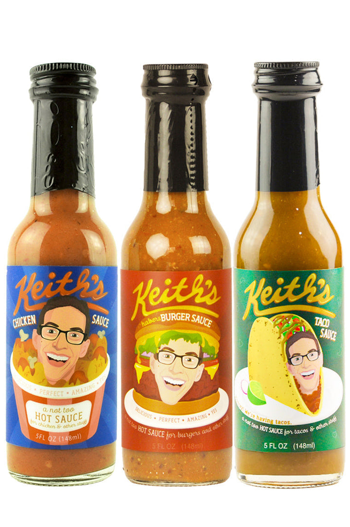 Keith's Hot Sauce Trio Pack P4